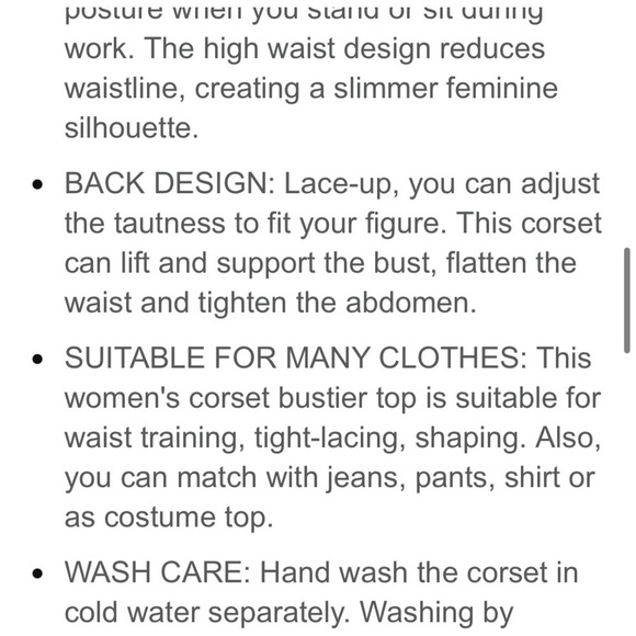 Women’s Gothic Corset - Picture 8 of 10